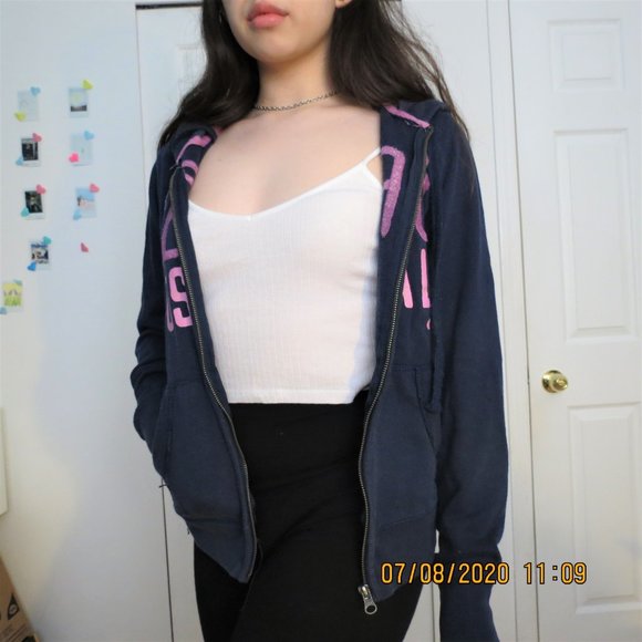 Aéropostale zip up hoodie sweater - Picture 4 of 5